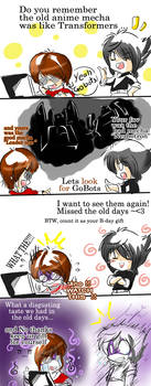 Our old days with GoBots anime by JinoSan
