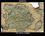 Anchrons: Map of Wintry O' willow by ScytheVale