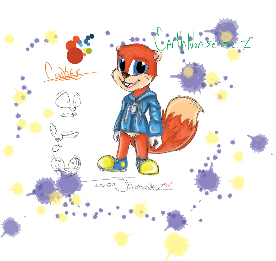 Conker my style by EarthNonsense on DeviantArt