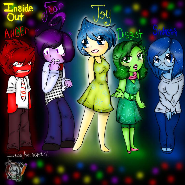 You turn me inside. Inside out DEVIANTART. Inside out all characters.