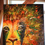 Oil Painting Lion