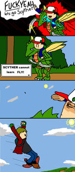 Scyther can not learn Fly