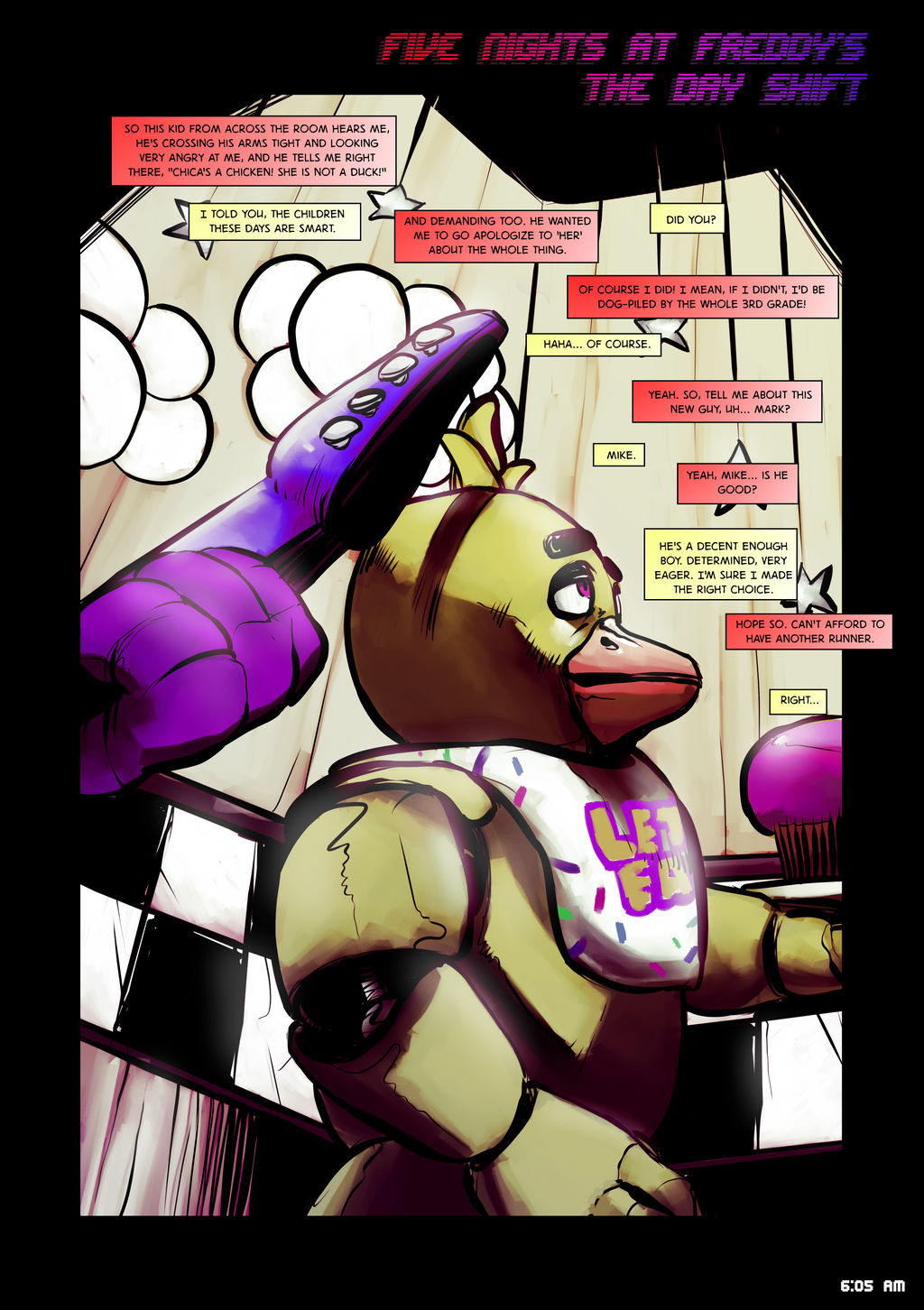 Five Nights at Freddy's, Watch Page