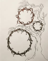 Tree and circles