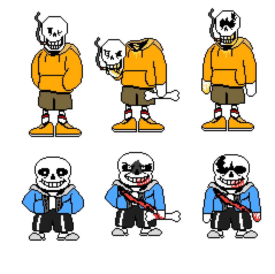 Undertale Hardmode Sans Fight Phase 3. by MatTheSleepyBoi on DeviantArt