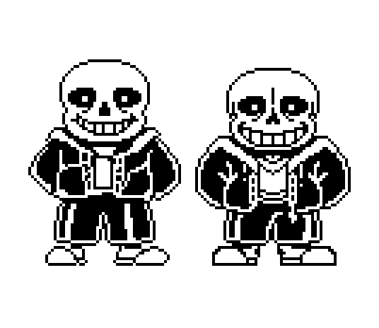 New sans model by Mattboy5434 on DeviantArt