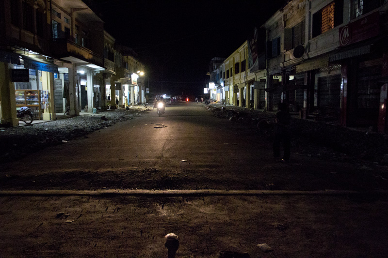 Kratie street Cambodia