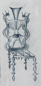 Throne of the eYe Drawing - Bookmark