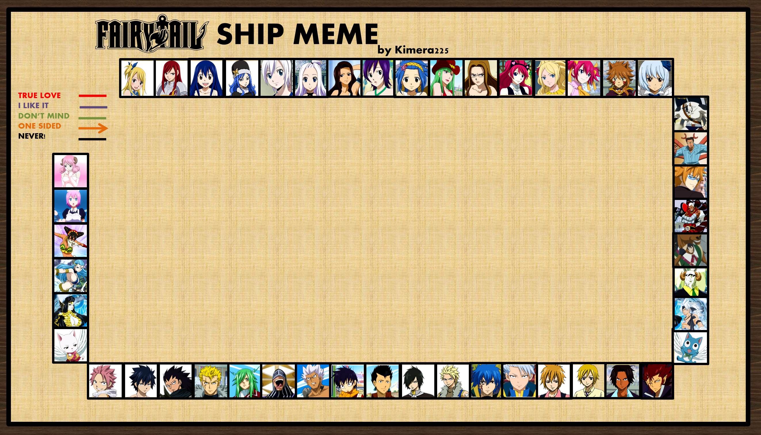 Fairy Tail Ship Meme by Kimera225