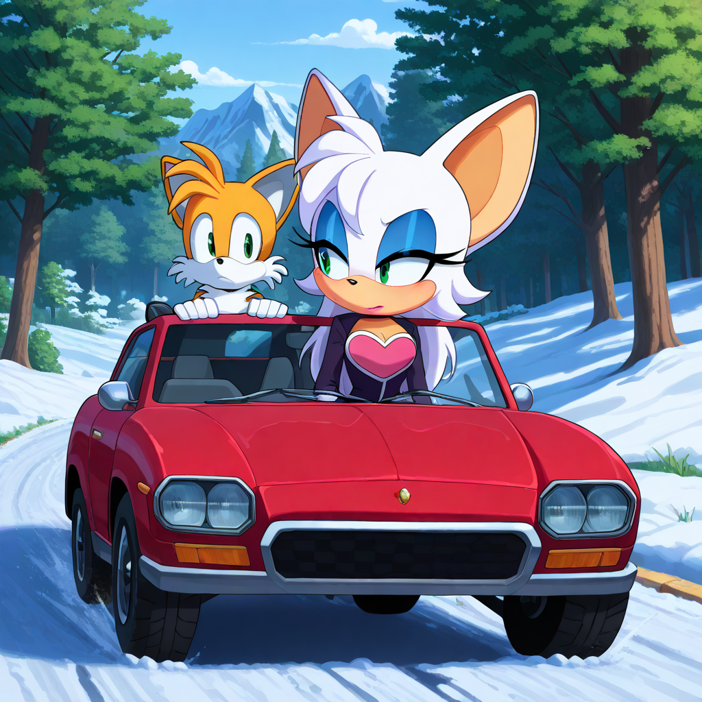 Tails In Rouge Outfit Rouge the bat Tails the Fox by roman479jdjdj on DeviantArt