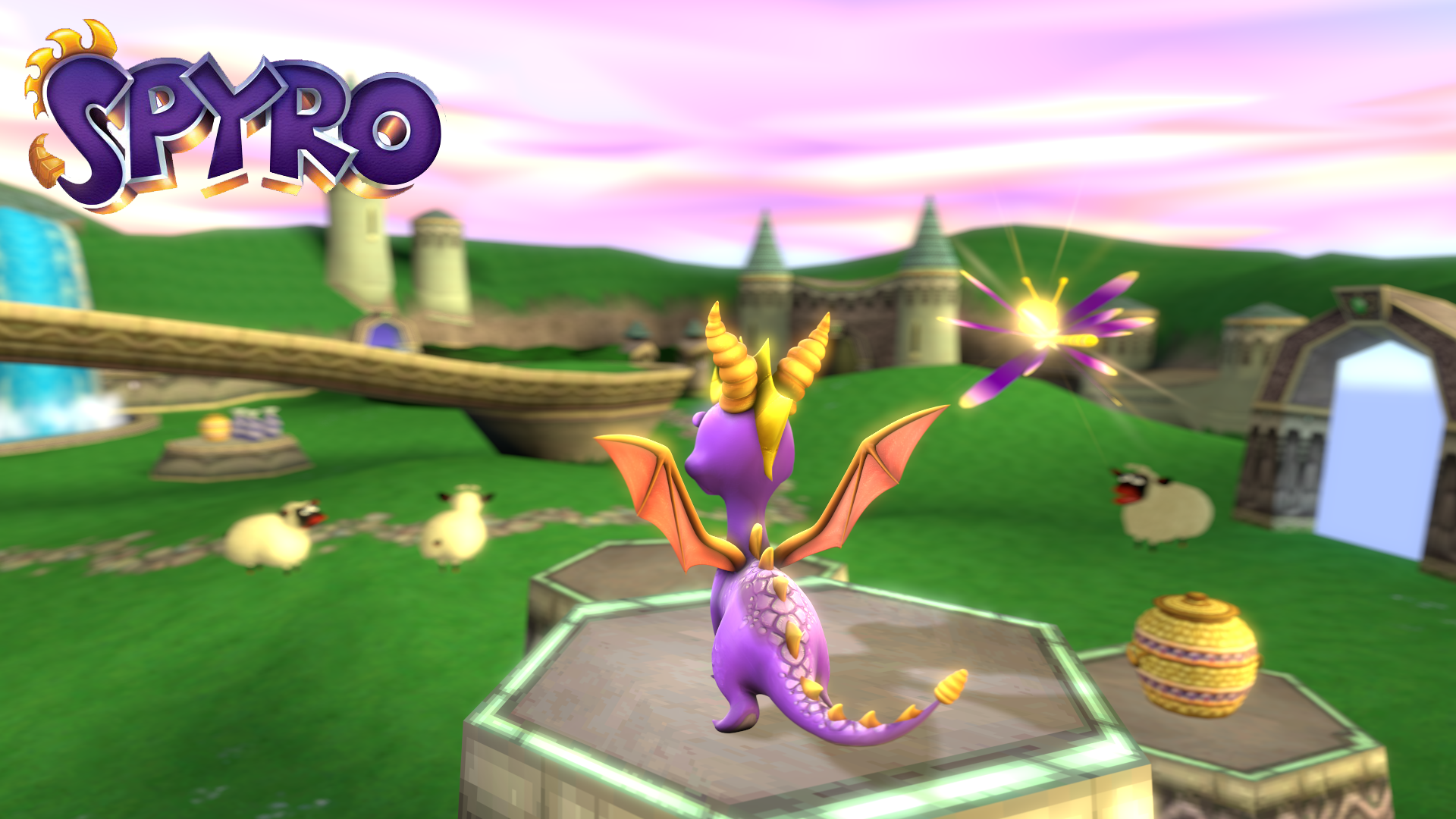 Spyro the Dragon: Game screen