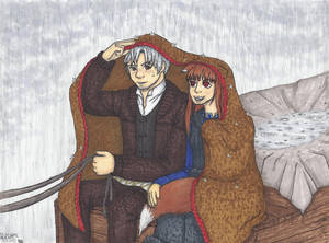 Spice and Wolf: 'Us two in the downpour'