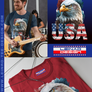 Patriotic Eagle Tee T-Shirt No16