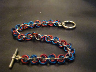 Red and Blue Mobius Chain