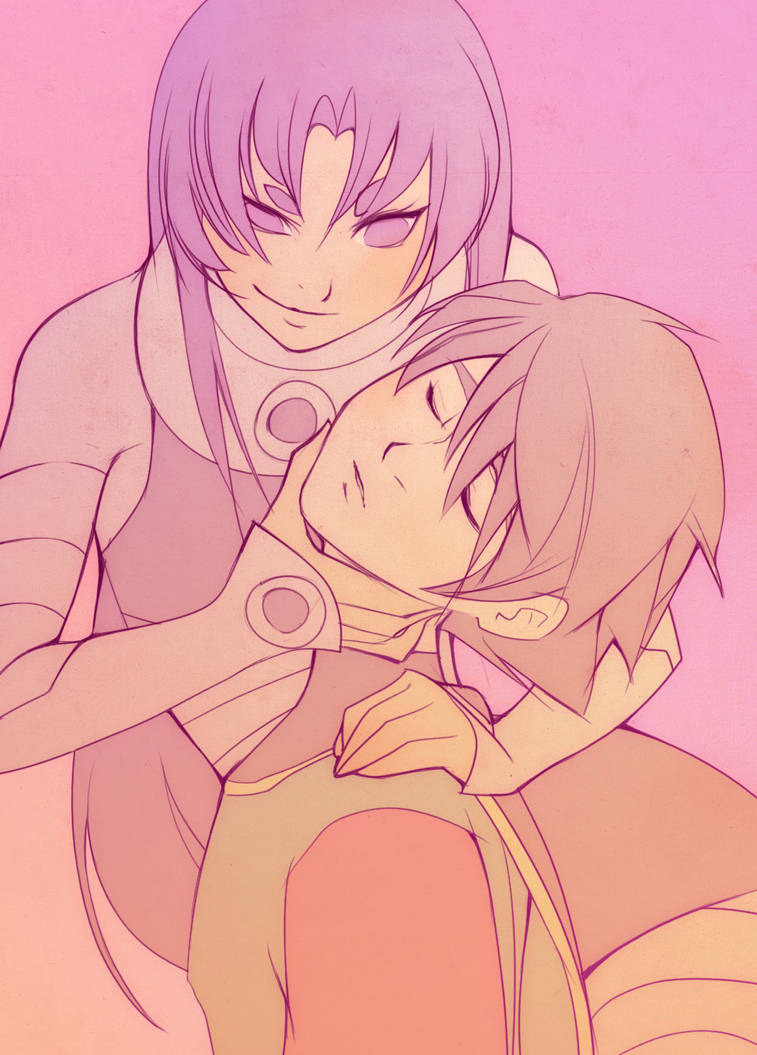 +Haunt+ Blackfire x Robin by dou-hong