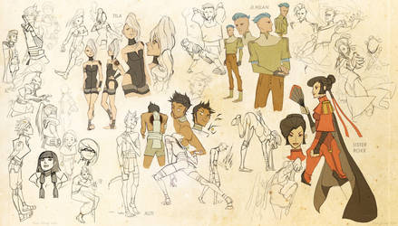 Legend of Korra: Character Concepts PT. ONE