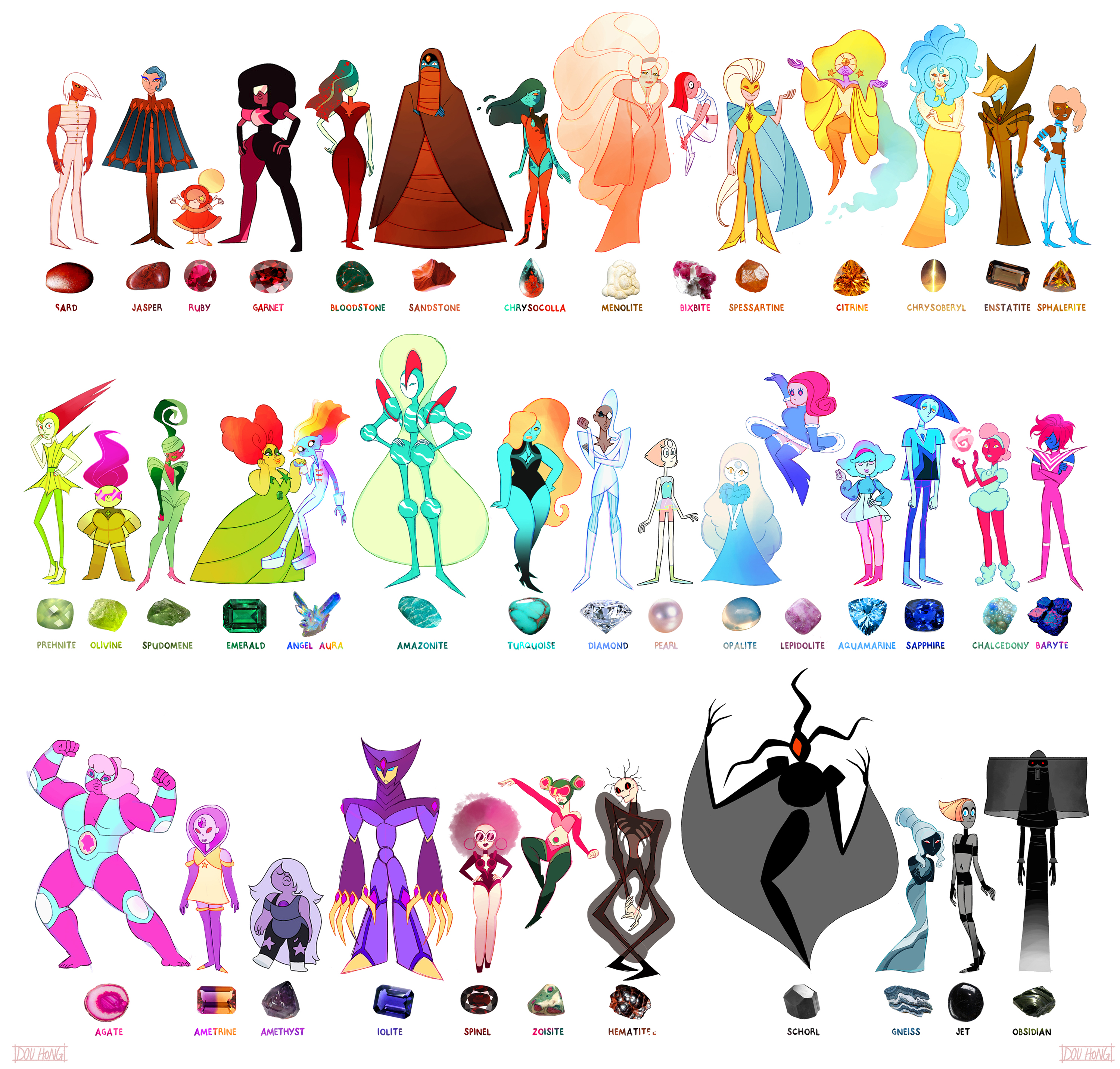 Steven universe all gems, Steven universe, Artwork