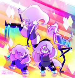 Steven Universe: Amethyst and the Amethysts!