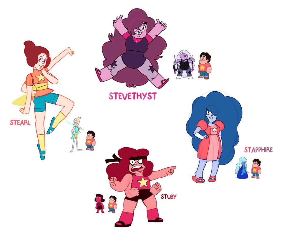 Steven Universe: Steven Fusions by dou-hong on DeviantArt