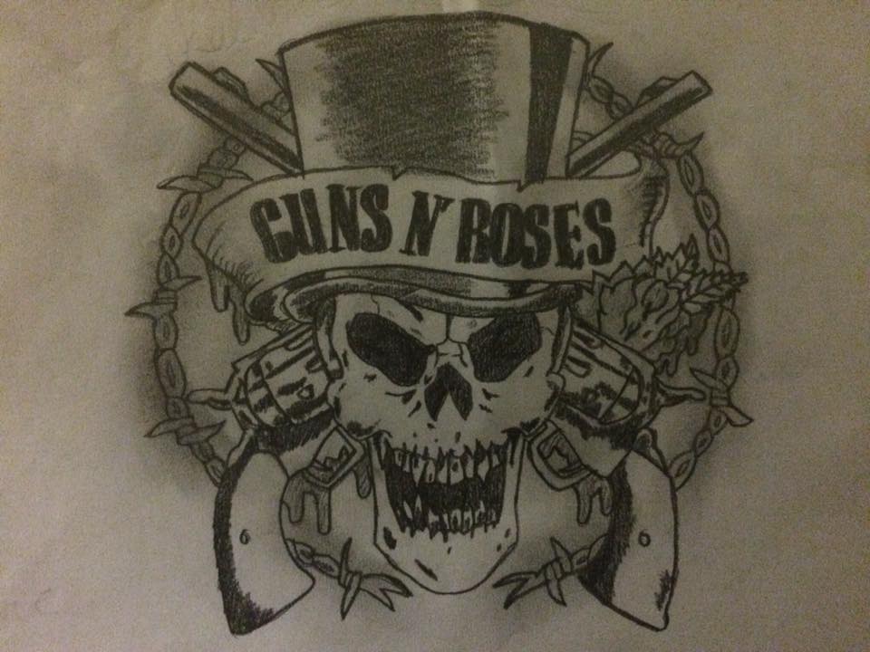 Guns N Roses Skull by Kattink4 on DeviantArt