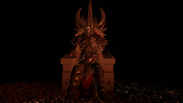 The Dark Lord on his Dark Throne