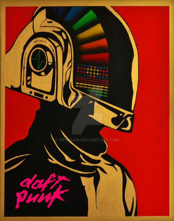 Daft Punk Canvas Print!