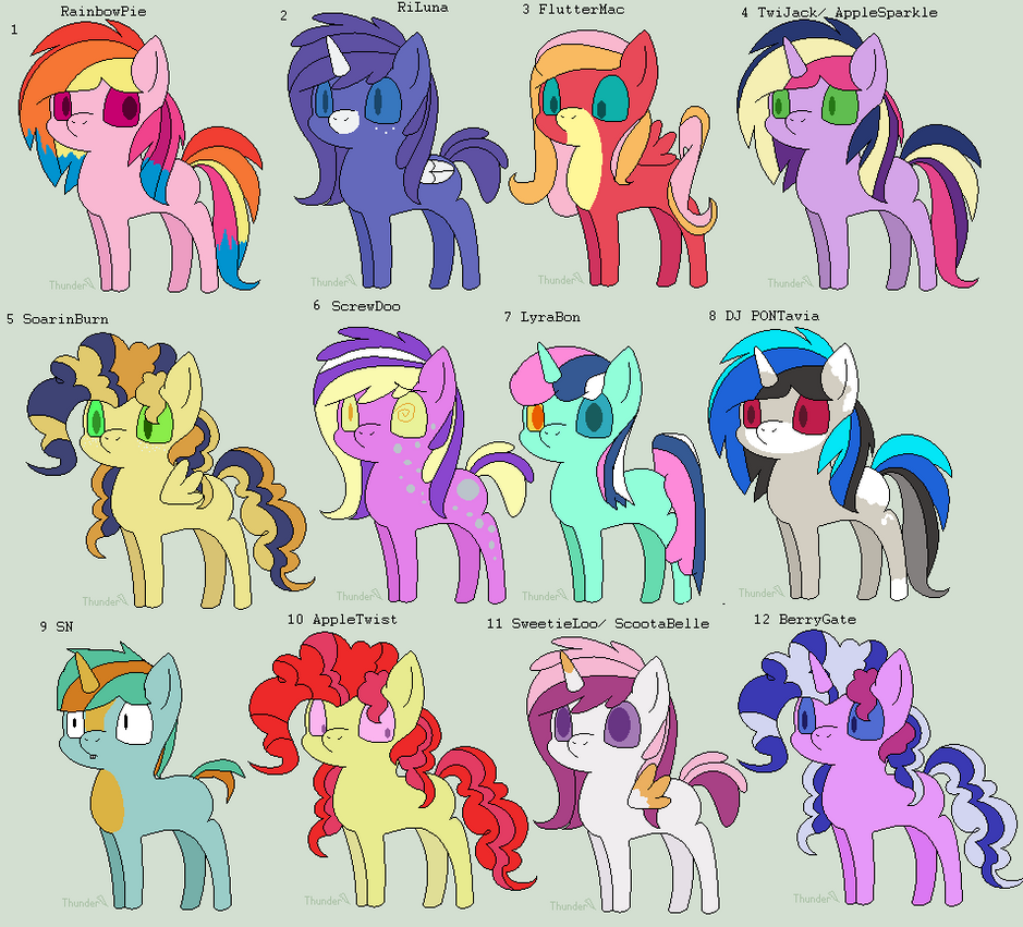 MLP Ship Adopts By MoBAdopts On DeviantArt.