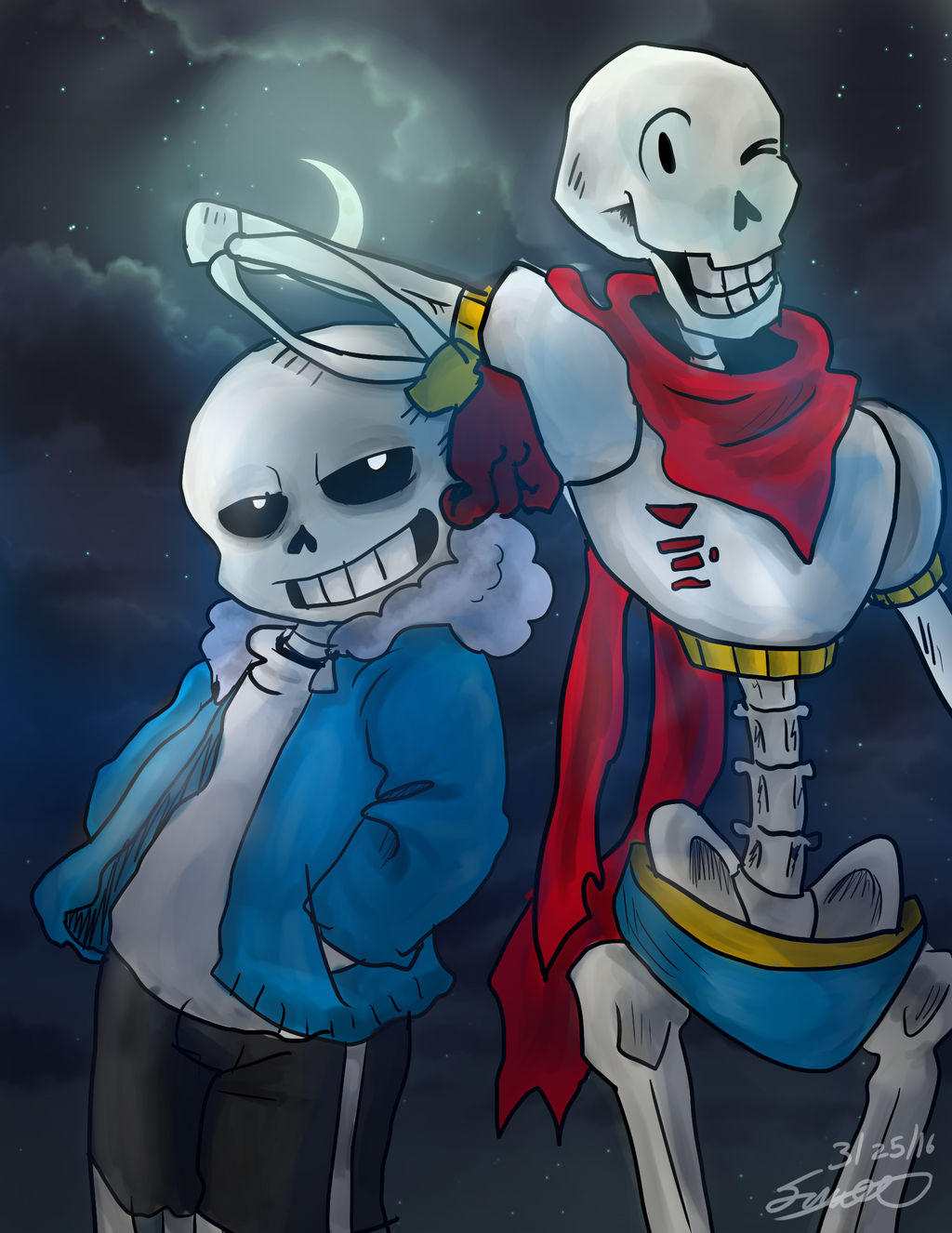 The Skele-bros! by icelandicghost on DeviantArt