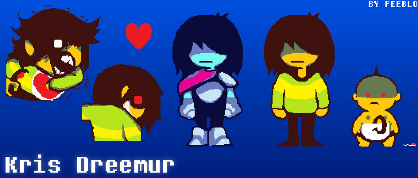 Delta Roon Kris Kris Deltarune upscaled by Peeblo-r on DeviantArt