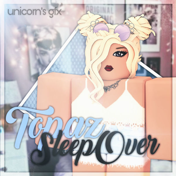Gfx Topaz Sleepover Logo Requested By Unicorngfxroblox On Deviantart - sleepover roblox gfx
