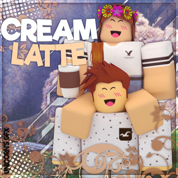 Gfx Cream Latte Logo Requested By Unicorngfxroblox On Deviantart