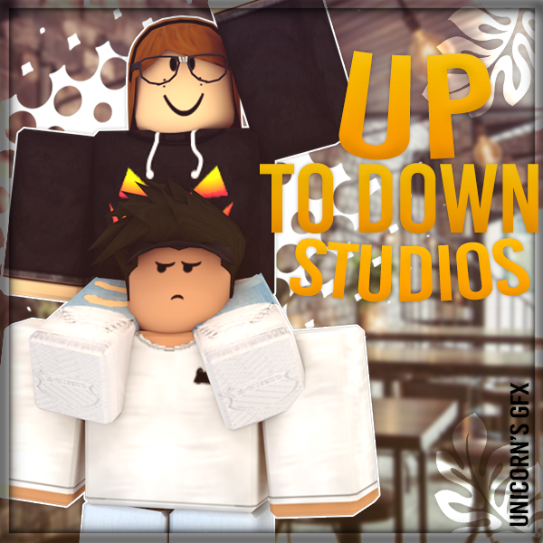 Gfx Up To Down Studios Requested By Unicorngfxroblox On - gfx popcorny cafe logo requested by unicorngfxroblox on