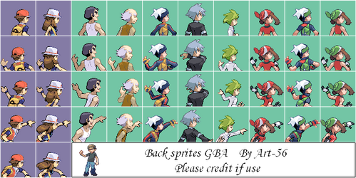 GBA Back Sprites