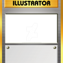 Illustrator card blank, with PSD!