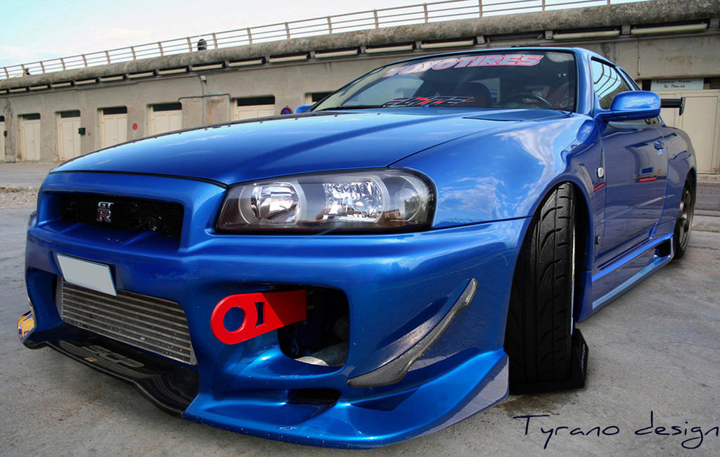 Skyline R34 by Tyranoo on DeviantArt