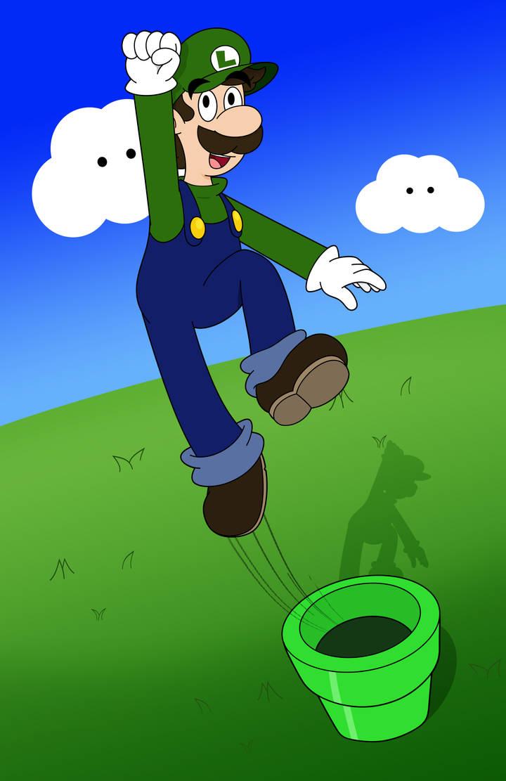 Luigi Rave Just Luigi, again by ShroomStudio on DeviantArt