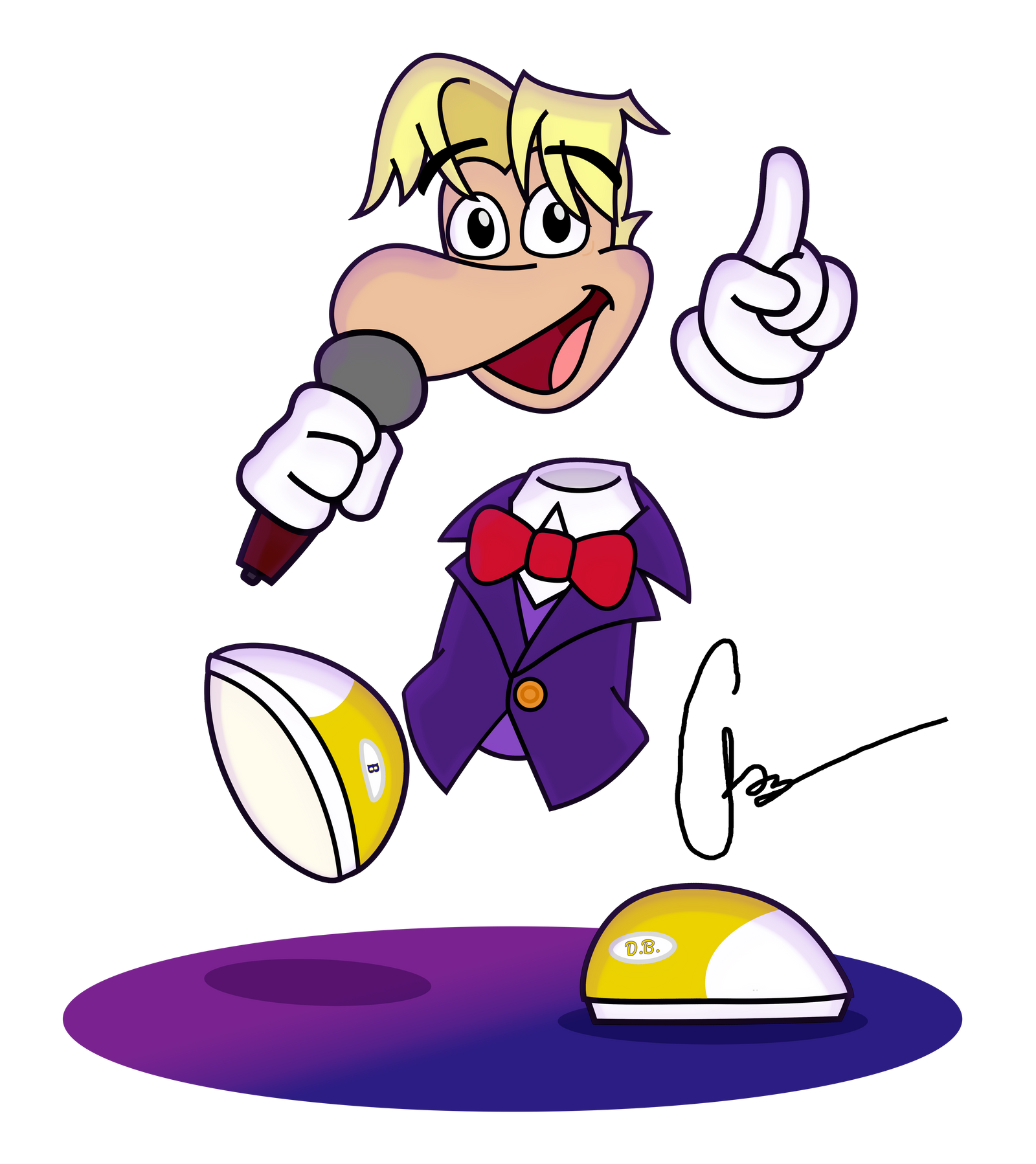 R: Rayman by ShroomStudio on DeviantArt