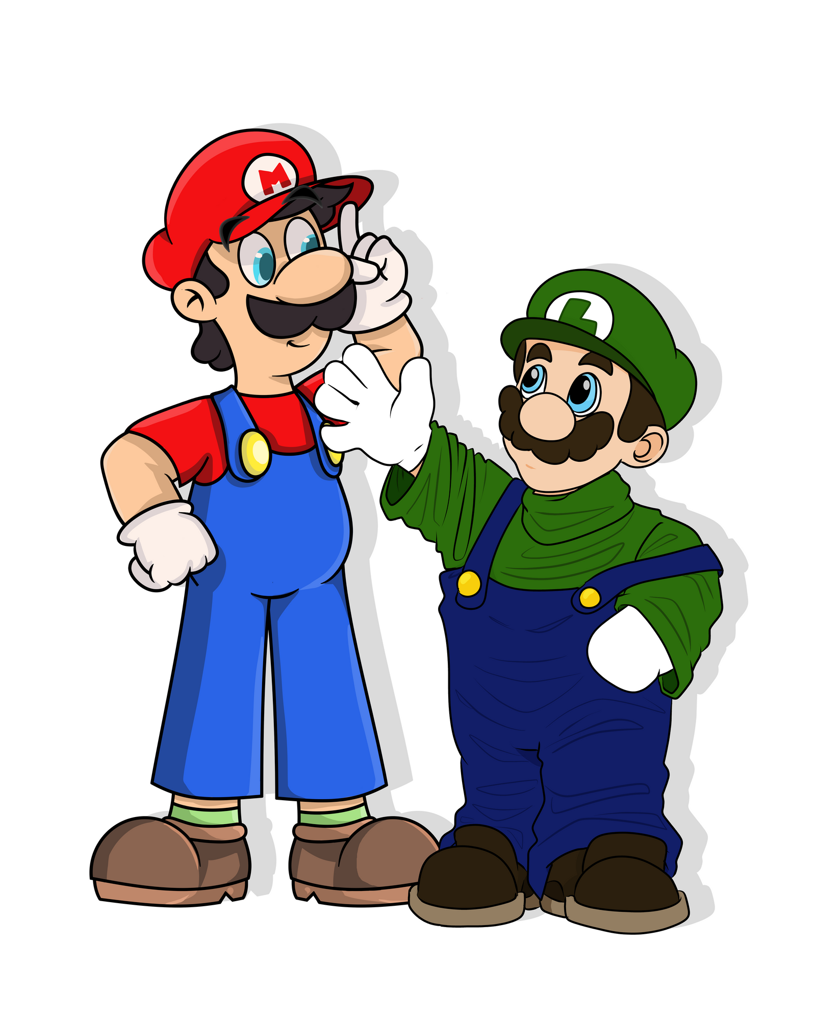 Muigi Lario and Muigi by ShroomStudio on DeviantArt