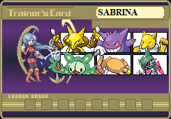 Sabrina Trainer Card