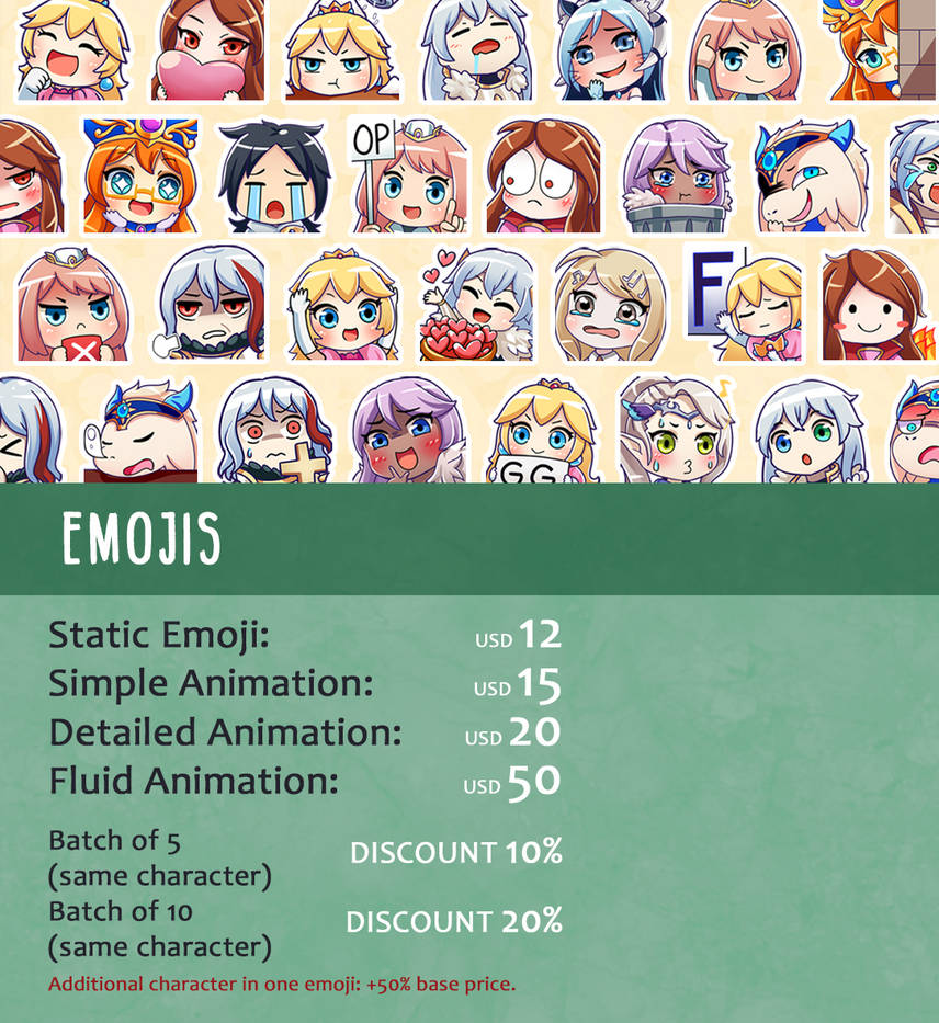 001 - Emojis by Vayreceane