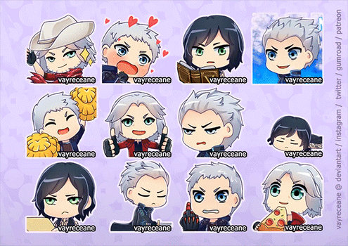 Devil May Cry 5 - Animated Emojis