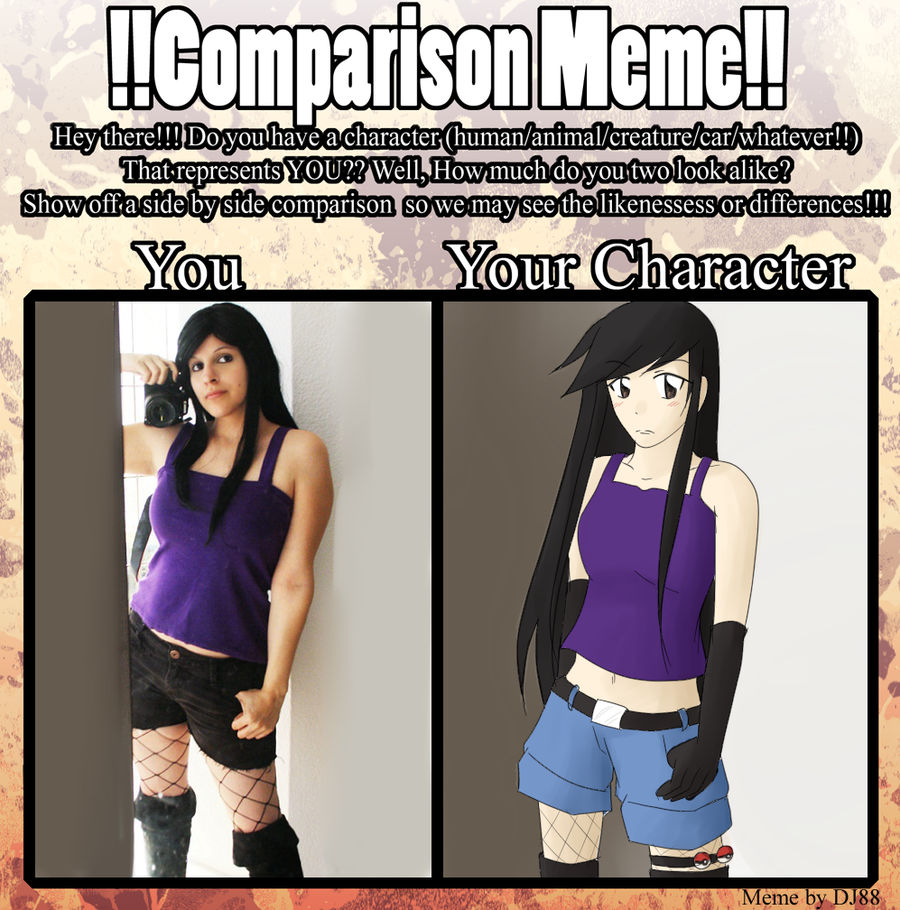 Comparison Meme by Tsukiyoumi on DeviantArt