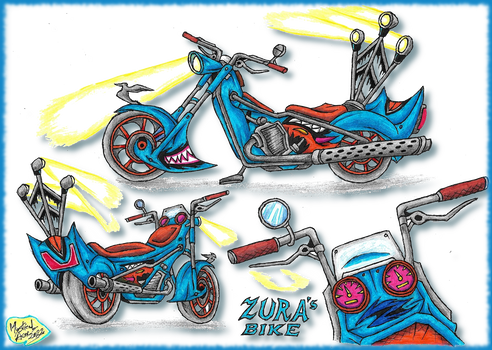 :Vehicle Drawing: Zura's Motorbike