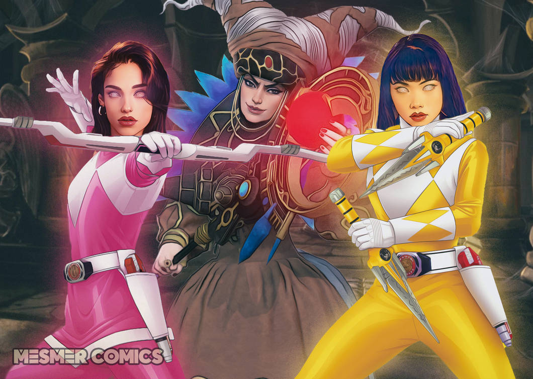 Rita Repulsa Controlling Rangers! (Comm) by MesmerComics on DeviantArt