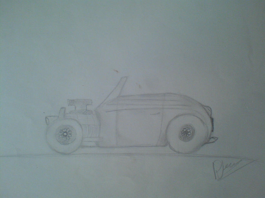 Car Sketch - HotRod