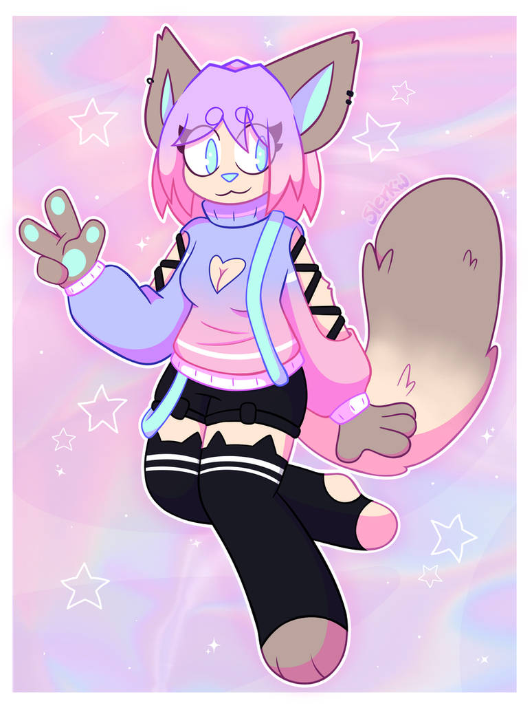 Pinku! (Commission) by Slerkiij on DeviantArt