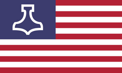 Heathen American Flag