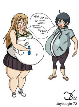 (Request) Dagashi Kashi Bellies!