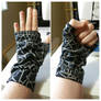 Reversible fingerless gloves, Doctor Who design