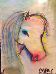 Watercolor Mare